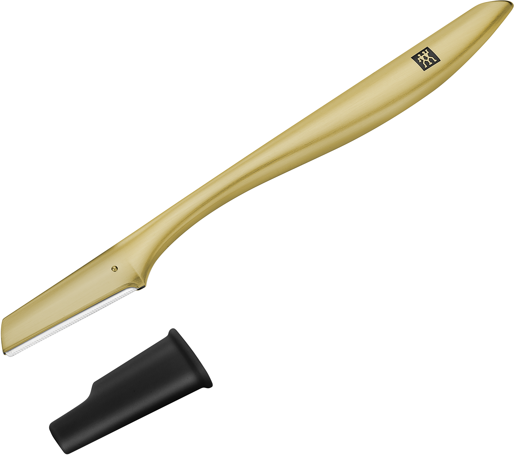 Gesichtshaar-Rasierer, gold mattiert