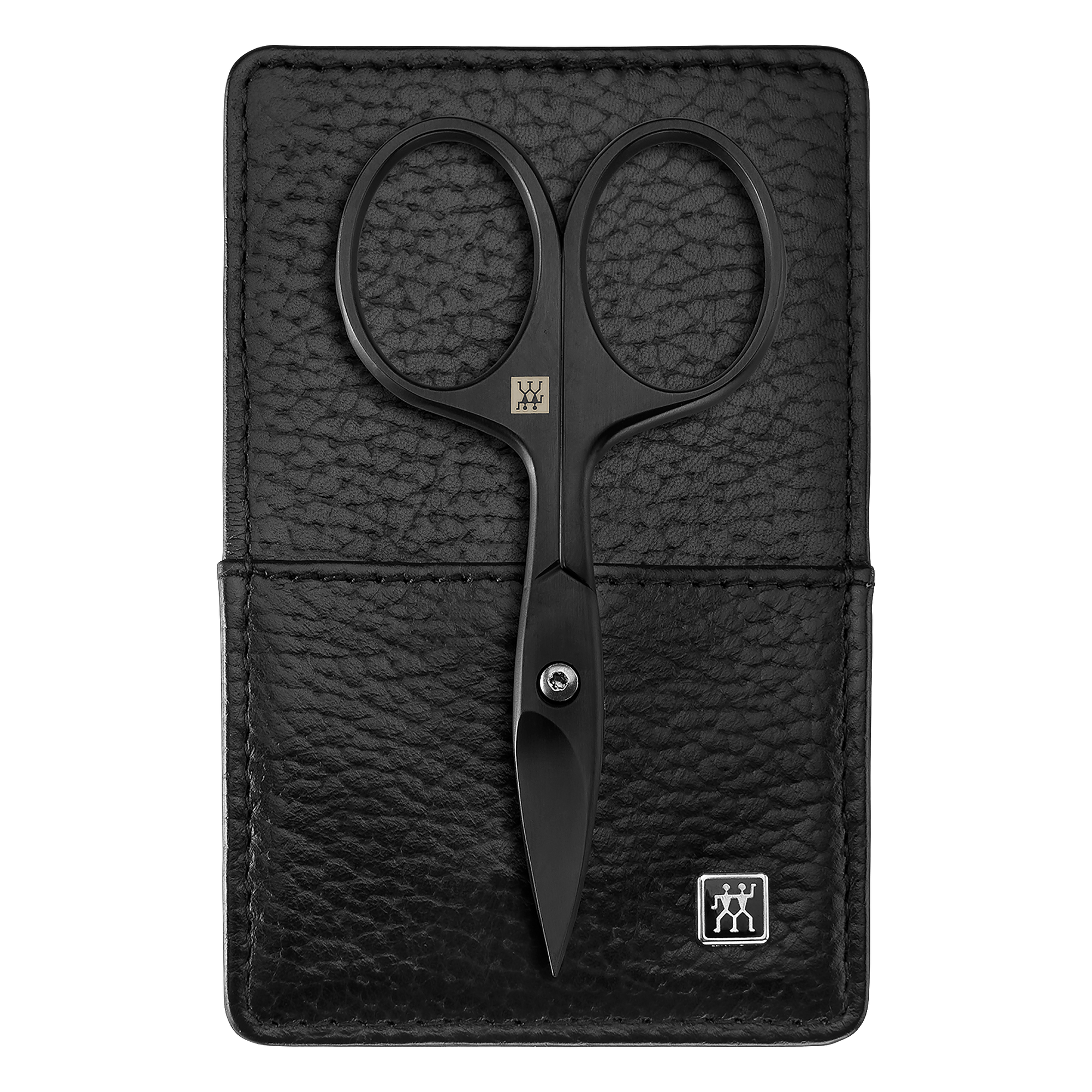 ZWILLING Premium Maniküre Set 3tlg. in schwarz mit essentiellen Pflegeinstrumenten in matt-schwarz.