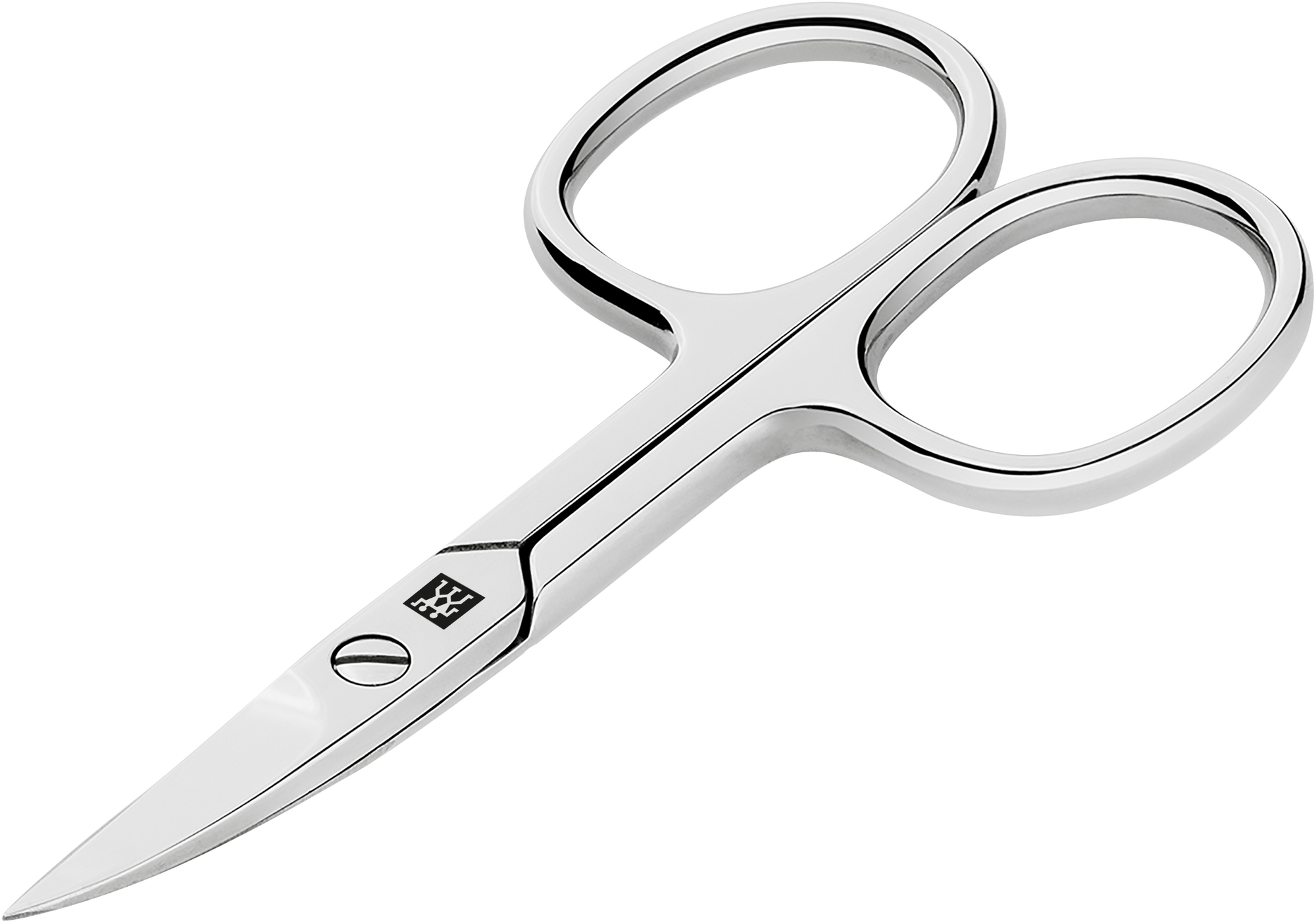 Queransicht einer ZWILLING Classic Nagelschere aus rostfreiem Edelstahl mit scharfen, präzisen Klingen und ergonomischen Griffen.