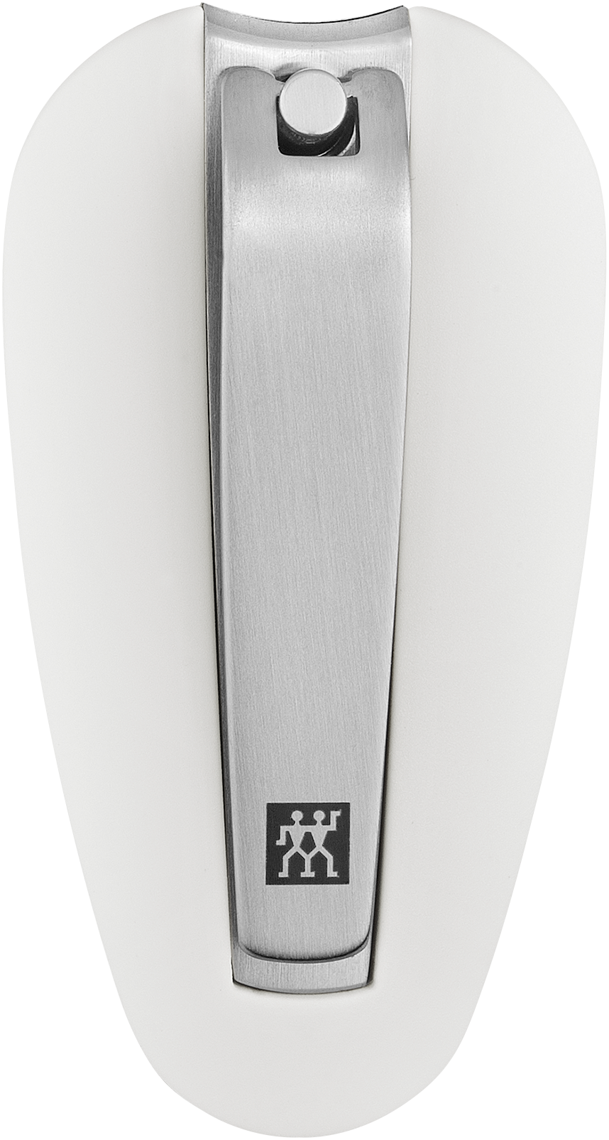 ZWILLING Premium Nagelknipser aus rostfreiem Edelstahl mit gebogener Schneide und ergonomisch geformten Nagelfang.