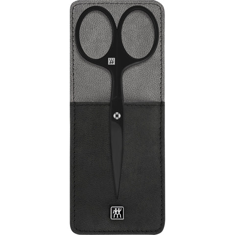Premium Maniküre Set 2-tlg.Echtleder, schwarz