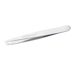 Slant Tweezer - Schräge Pinzette, Platinum Silver  