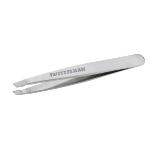 Mini Slant Tweezer - Schräge Mini Pinzette, Silver