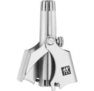 ZWILLING Premium 
Premium Nasen- und Ohrenhaartrimmer aus rostfreiem Edelstahl mit innenliegenden, rotierenden Schneiden für sichere Haarentfernung.