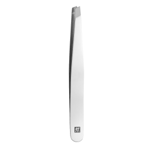 ZWILLING Classic schräge Pinzette aus rostfreiem Edelstahl mit handgeschliffenen Spitzen.