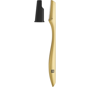 Gesichtshaar-Rasierer, gold mattiert