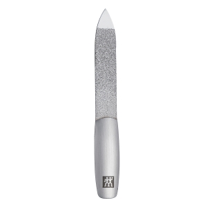 ZWILLING Premium Saphir-Nagelfeile mit grob-und feinkörnigen Feilenflächen zum Kürzen und Formen inklusive Reinigungsspitze.