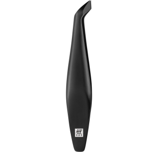 ZWILLING Premium Nagelhautschneider in schwarz mit scharfen, abgewinkelten Schneiden.