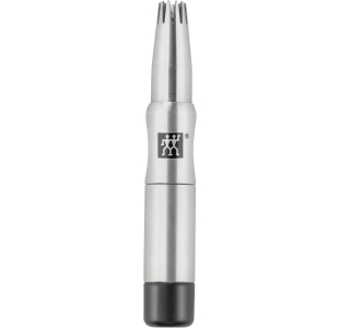ZWILLING Premium 
Premium Nasen- und Ohrenhaartrimmer aus rostfreiem Edelstahl mit innenliegenden, rotierenden Schneiden für sichere Haarentfernung.
